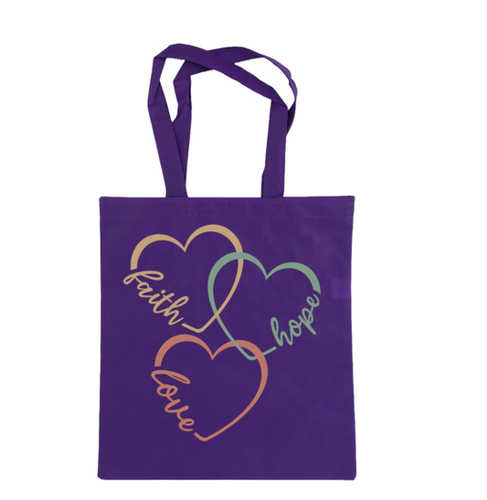 Faith Love Hope Tote Bag