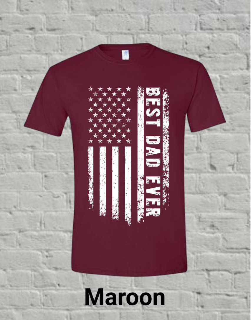 Best Dad Ever White Flag
