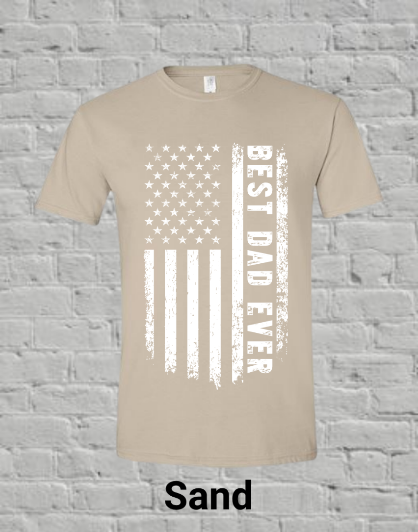 Best Dad Ever White Flag
