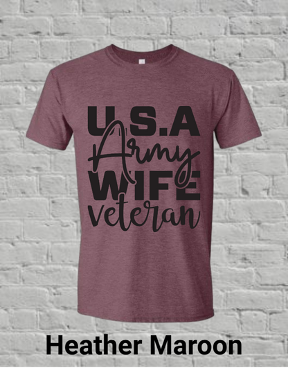USA Army Wife Veteran