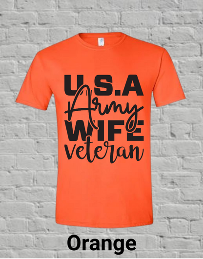 USA Army Wife Veteran
