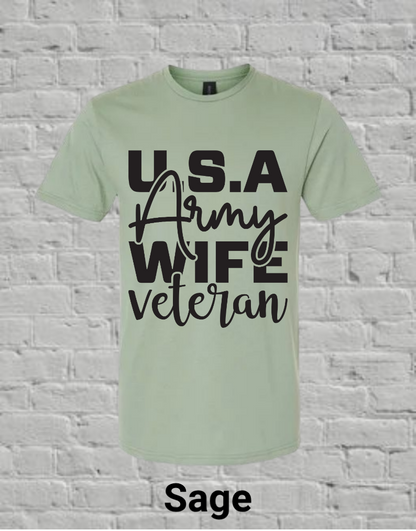 USA Army Wife Veteran