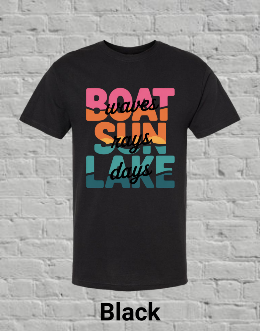 Boat Sun Lake