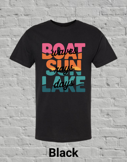 Boat Sun Lake
