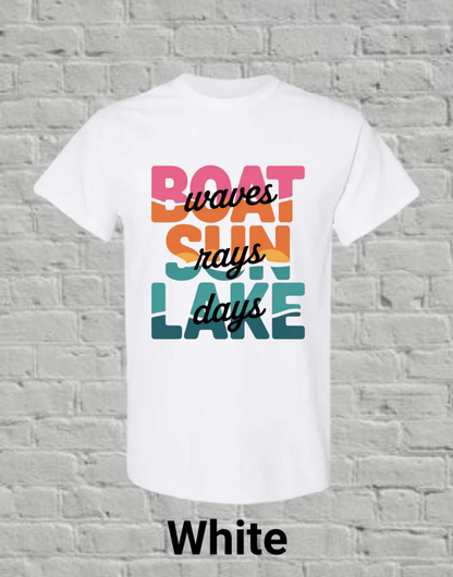 Boat Sun Lake