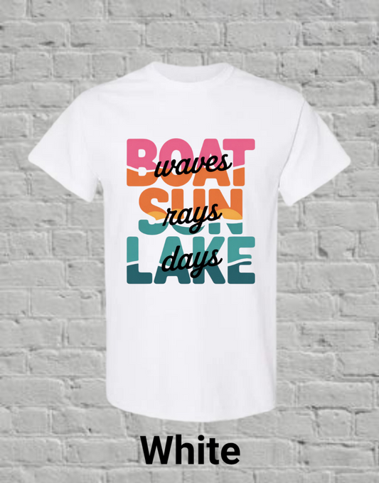 Boat Sun Lake