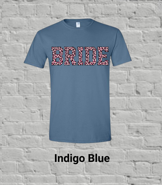 Team Bride Pink Leopard