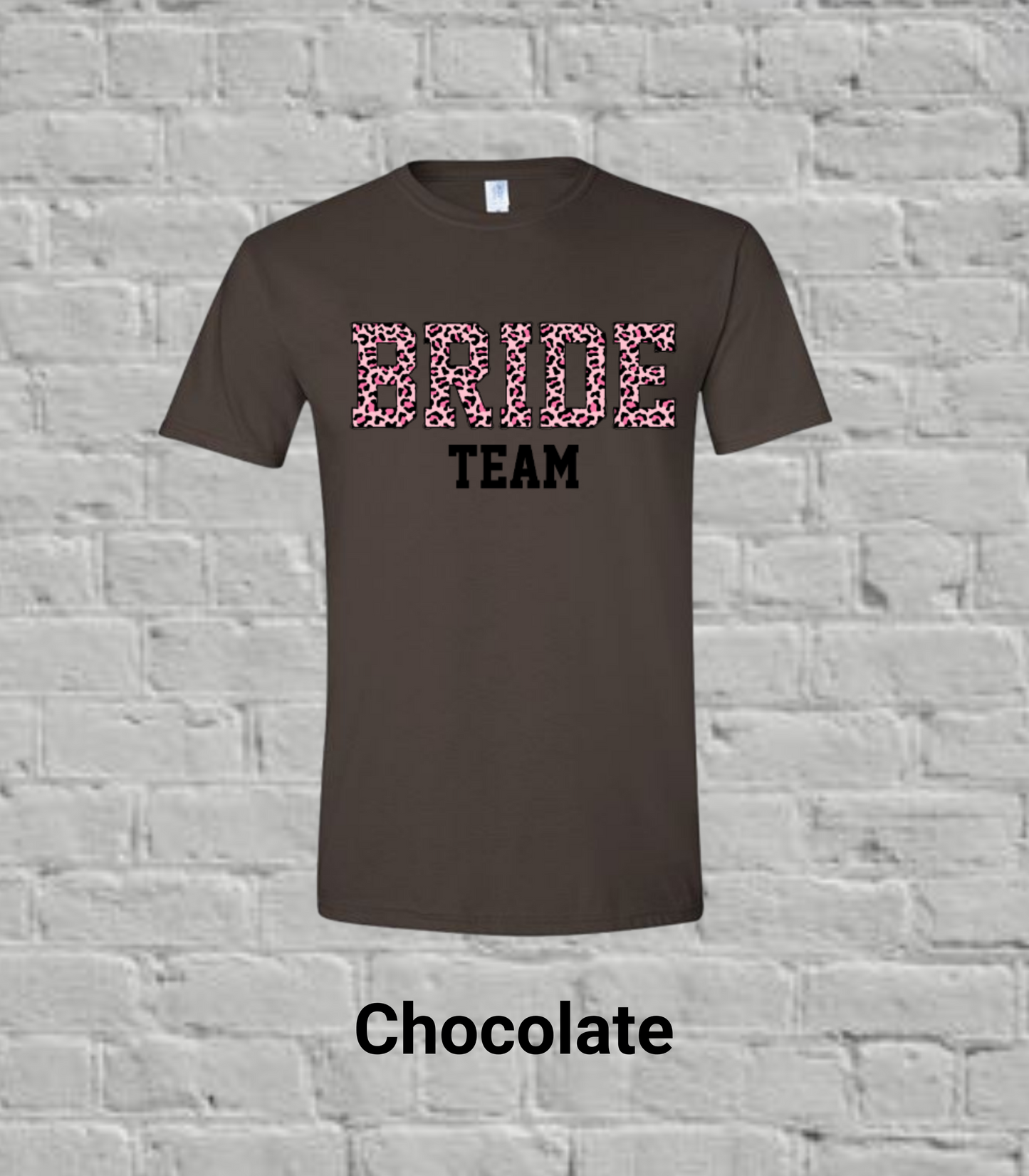 Team Bride Pink Leopard