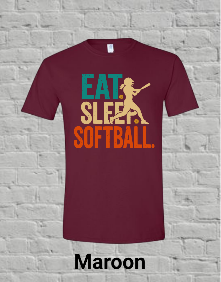 Eat Sleep Softball