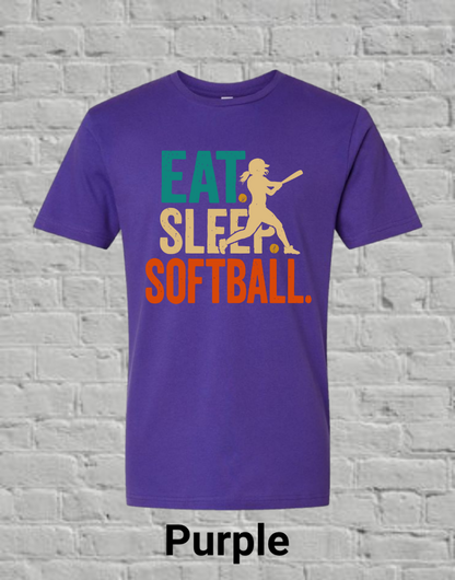 Eat Sleep Softball
