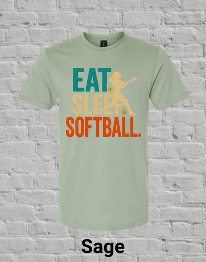 Eat Sleep Softball