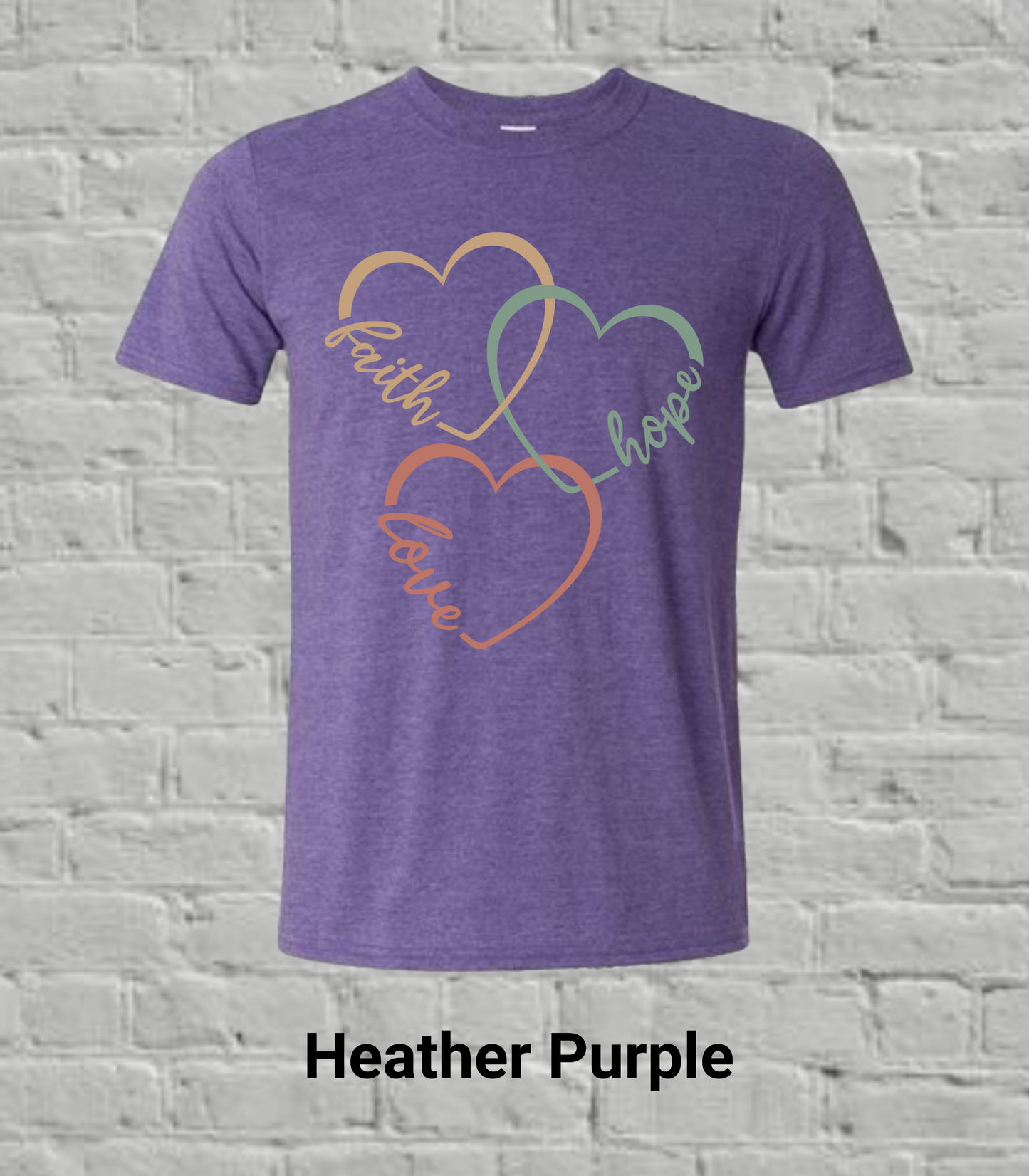 Faith, Hope, & Love Hearts