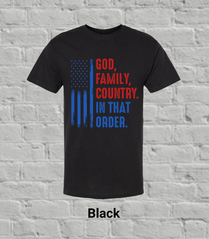 God Family Country