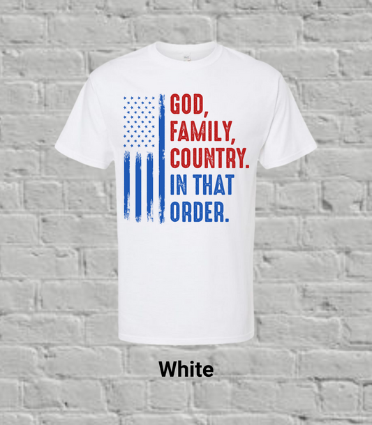 God Family Country