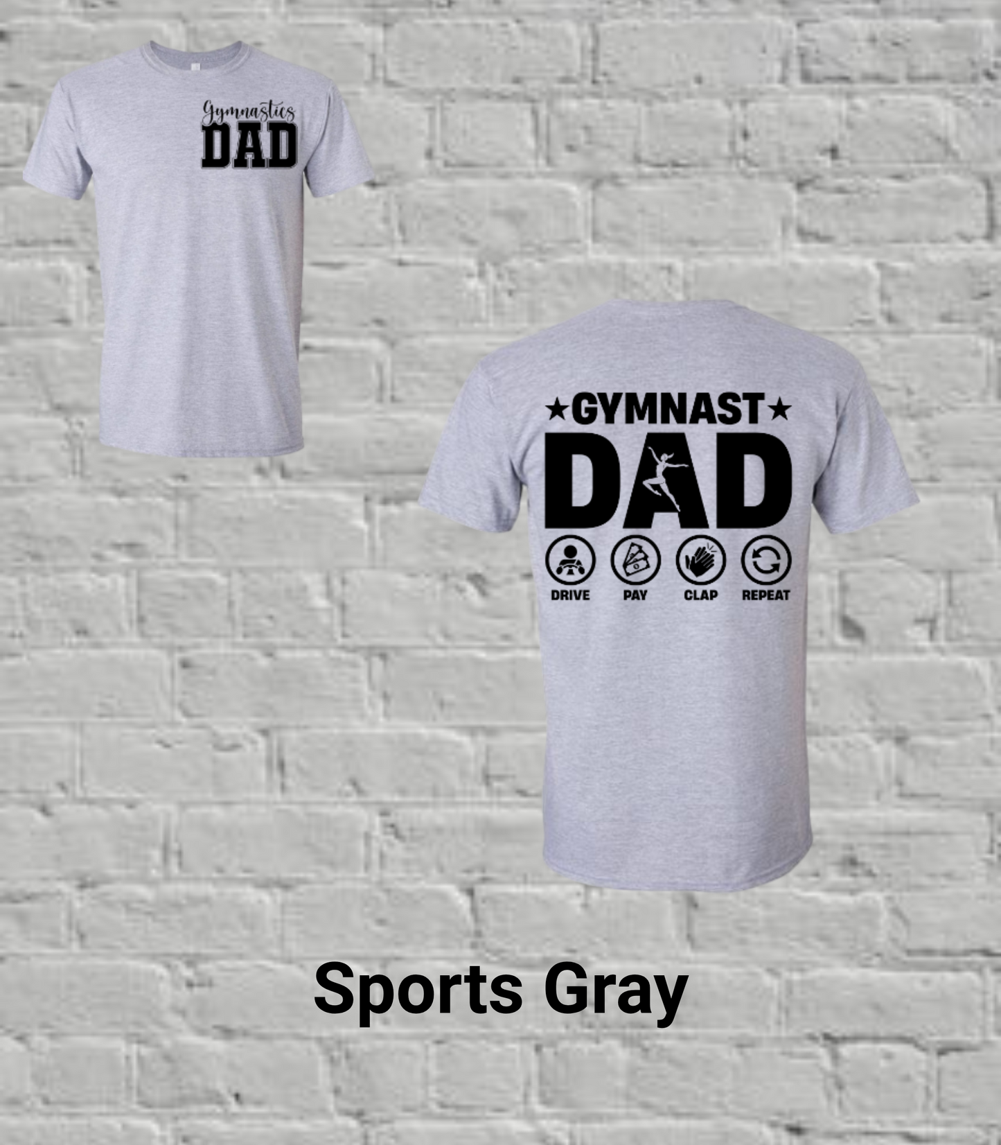 Gymnastics Dad-Black