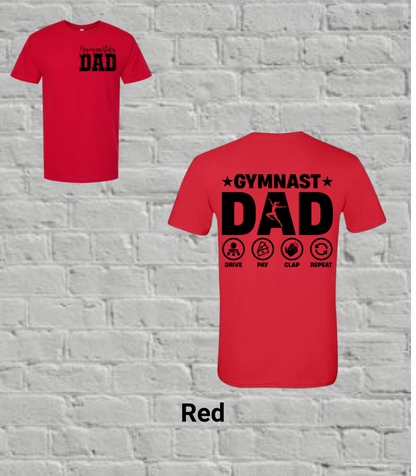 Gymnastics Dad-Black