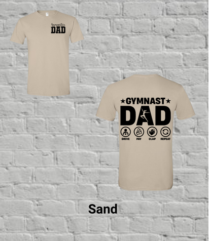 Gymnastics Dad-Black
