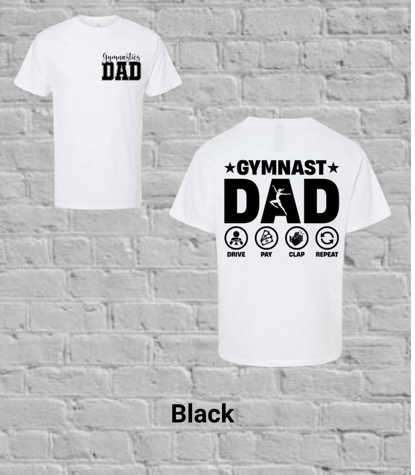 Gymnastics Dad-Black