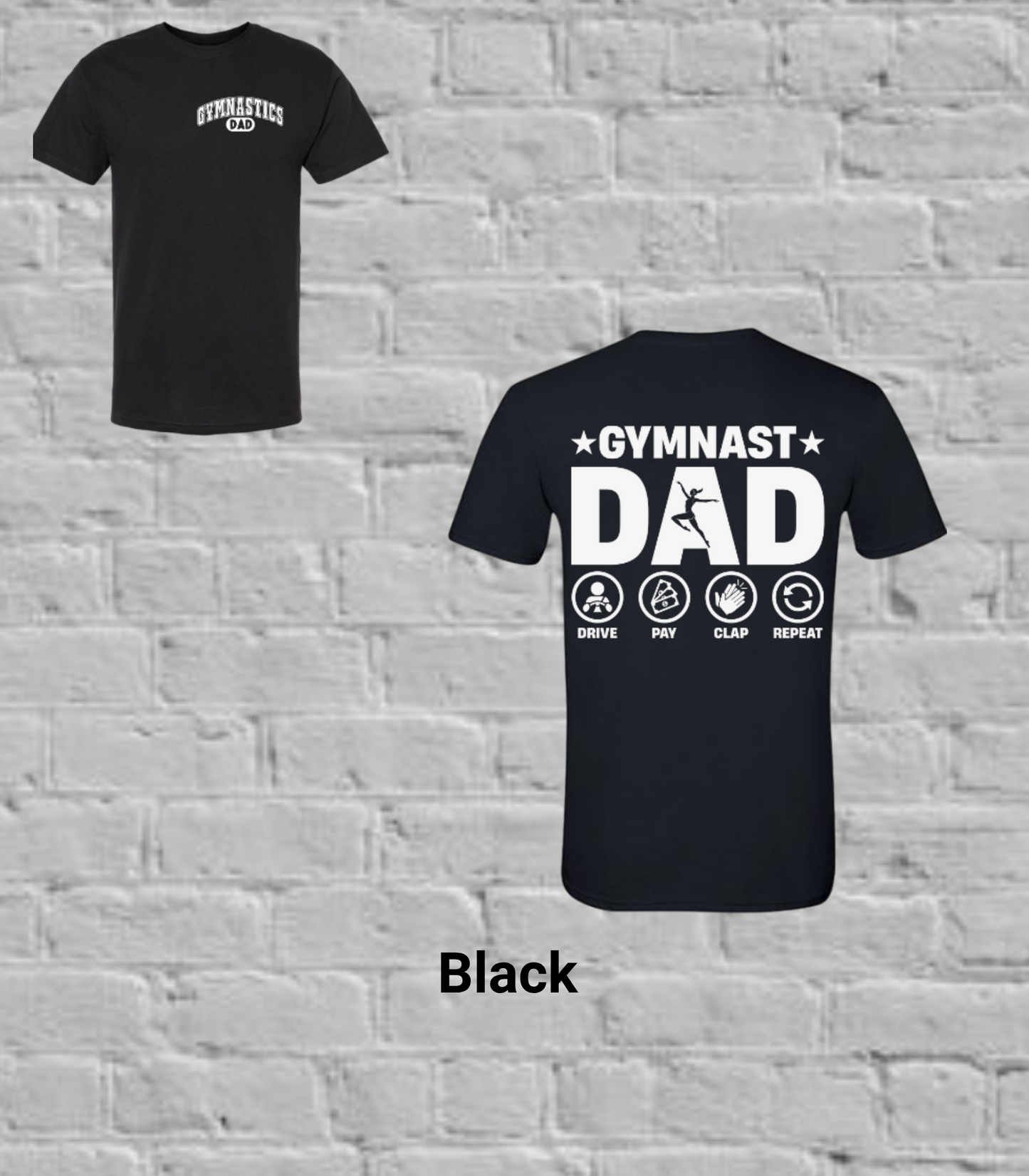 Gymnastics Dad- White