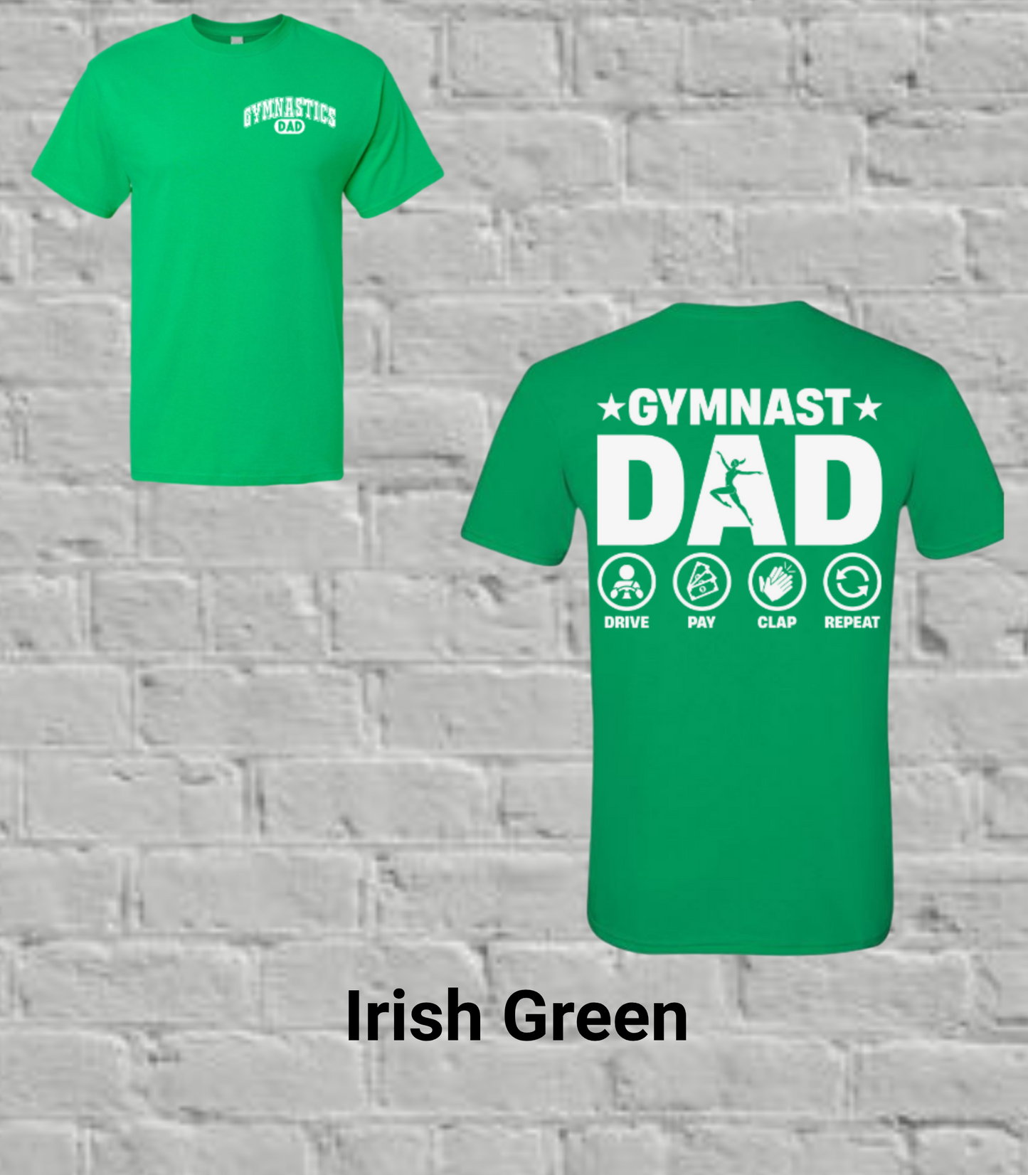 Gymnastics Dad- White