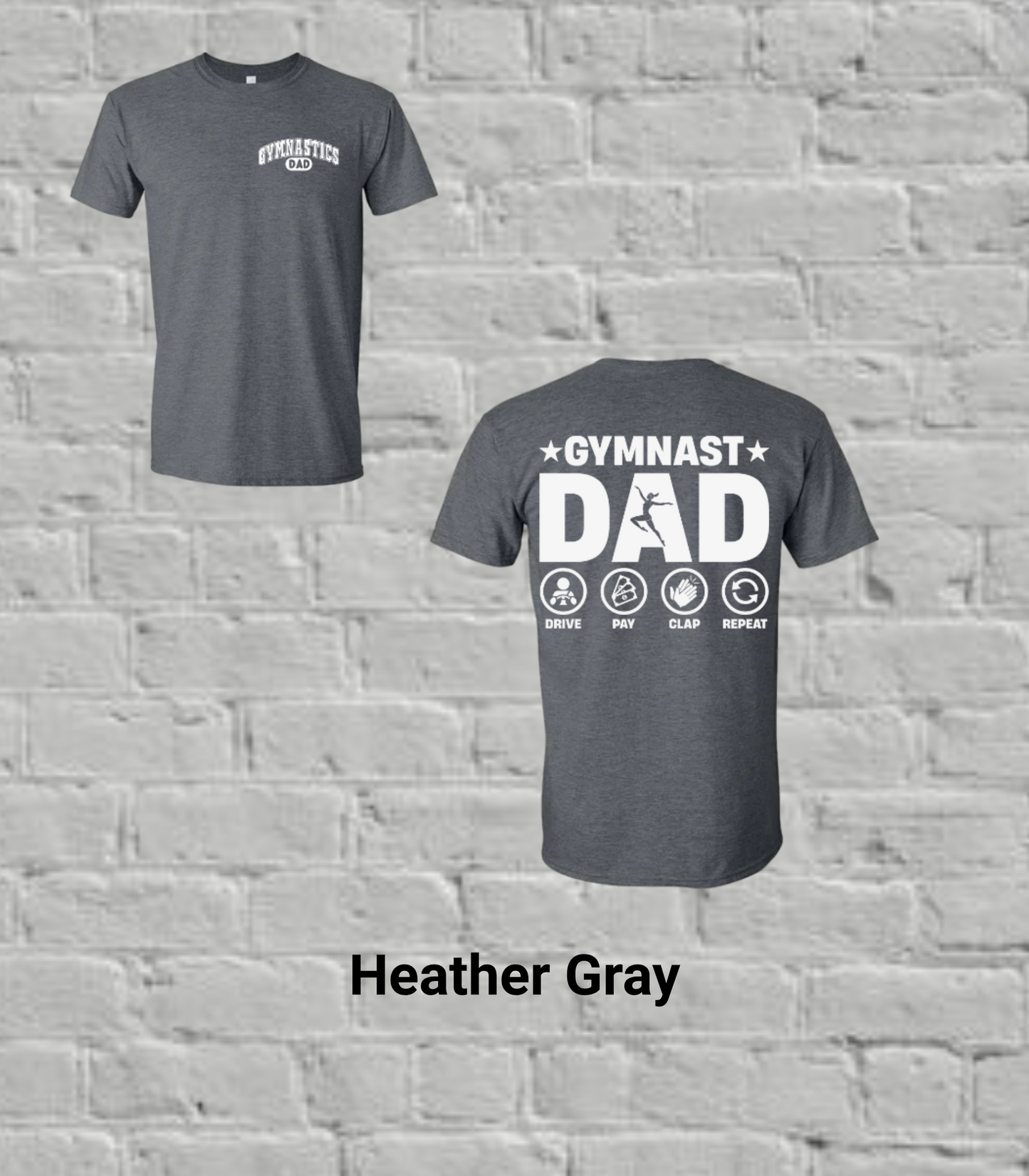 Gymnastics Dad- White