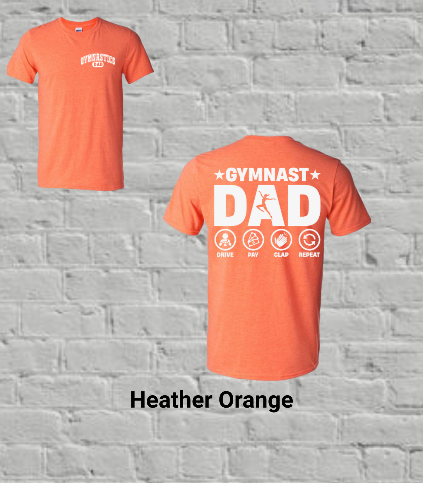 Gymnastics Dad- White