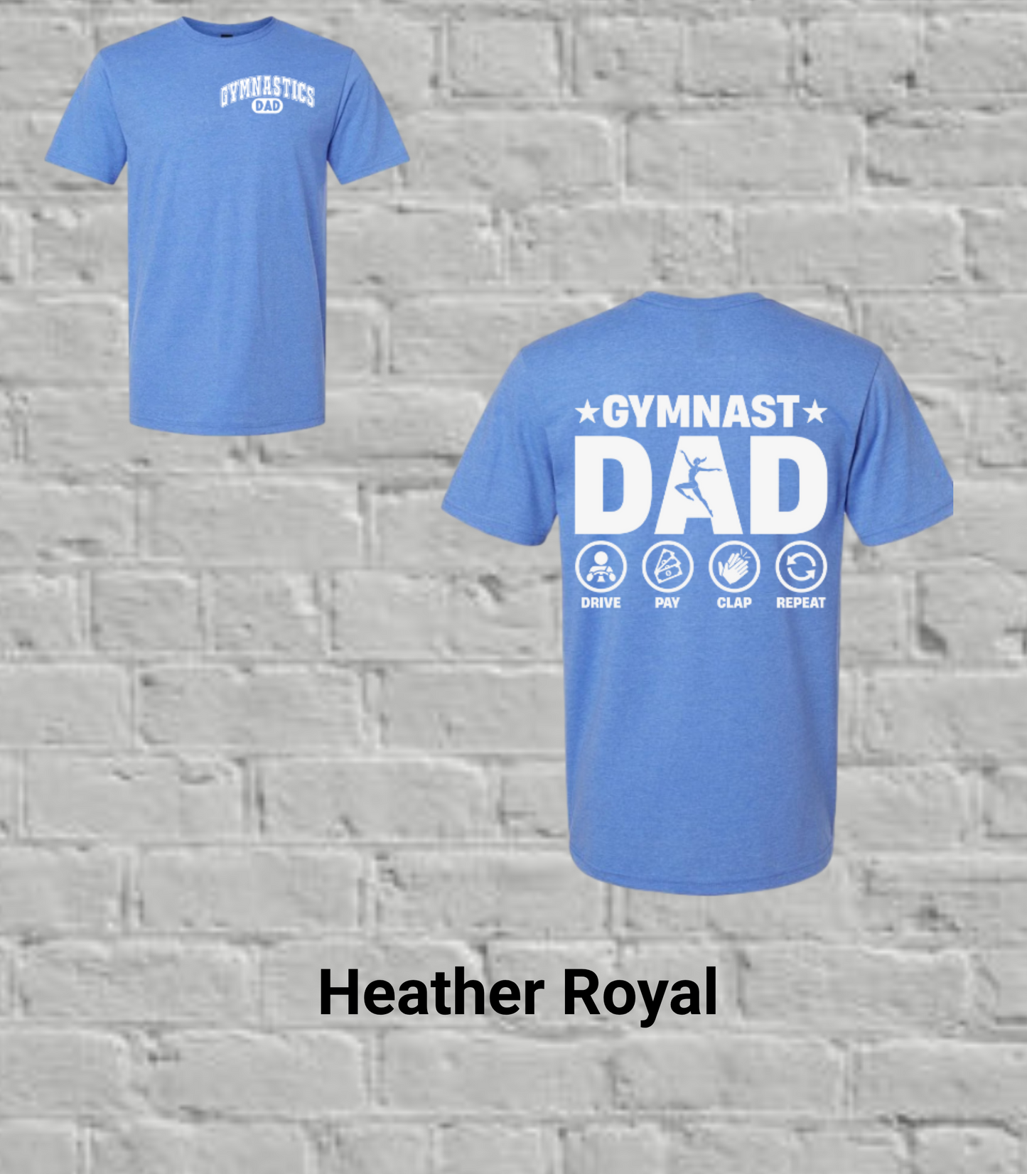 Gymnastics Dad- White