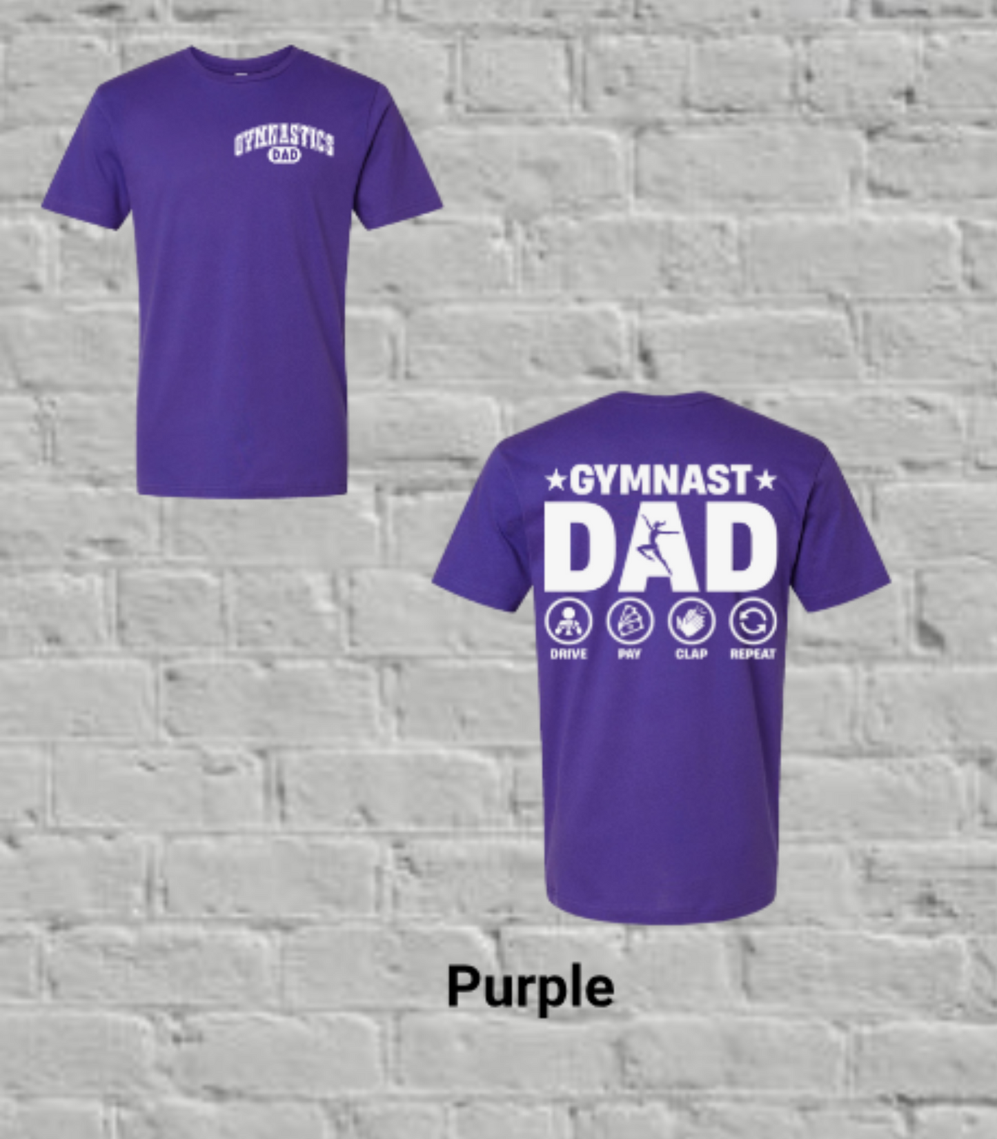 Gymnastics Dad- White