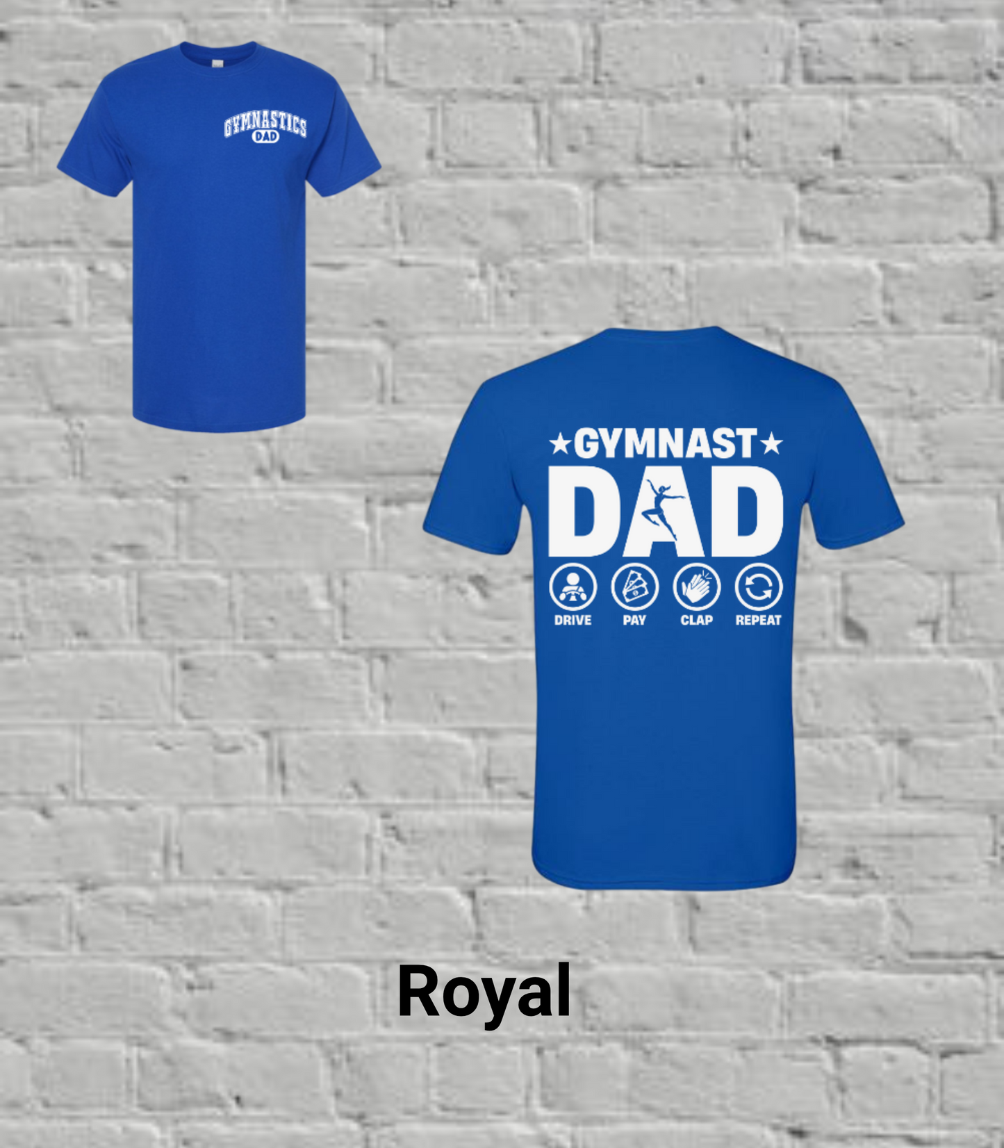 Gymnastics Dad- White