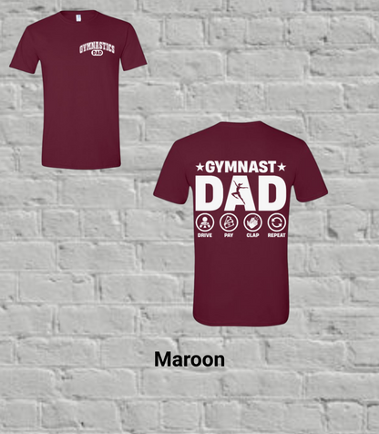 Gymnastics Dad- White