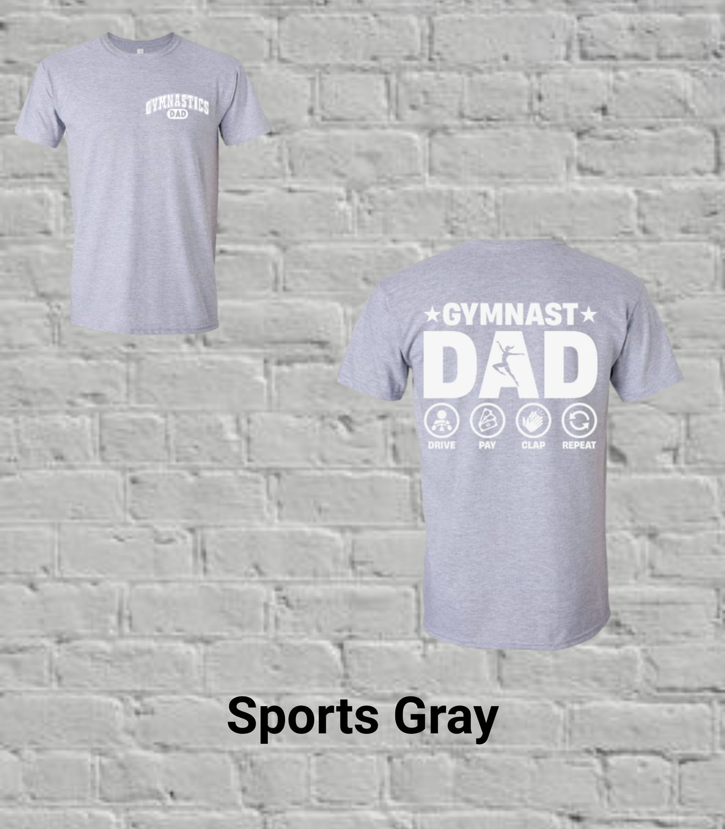 Gymnastics Dad- White