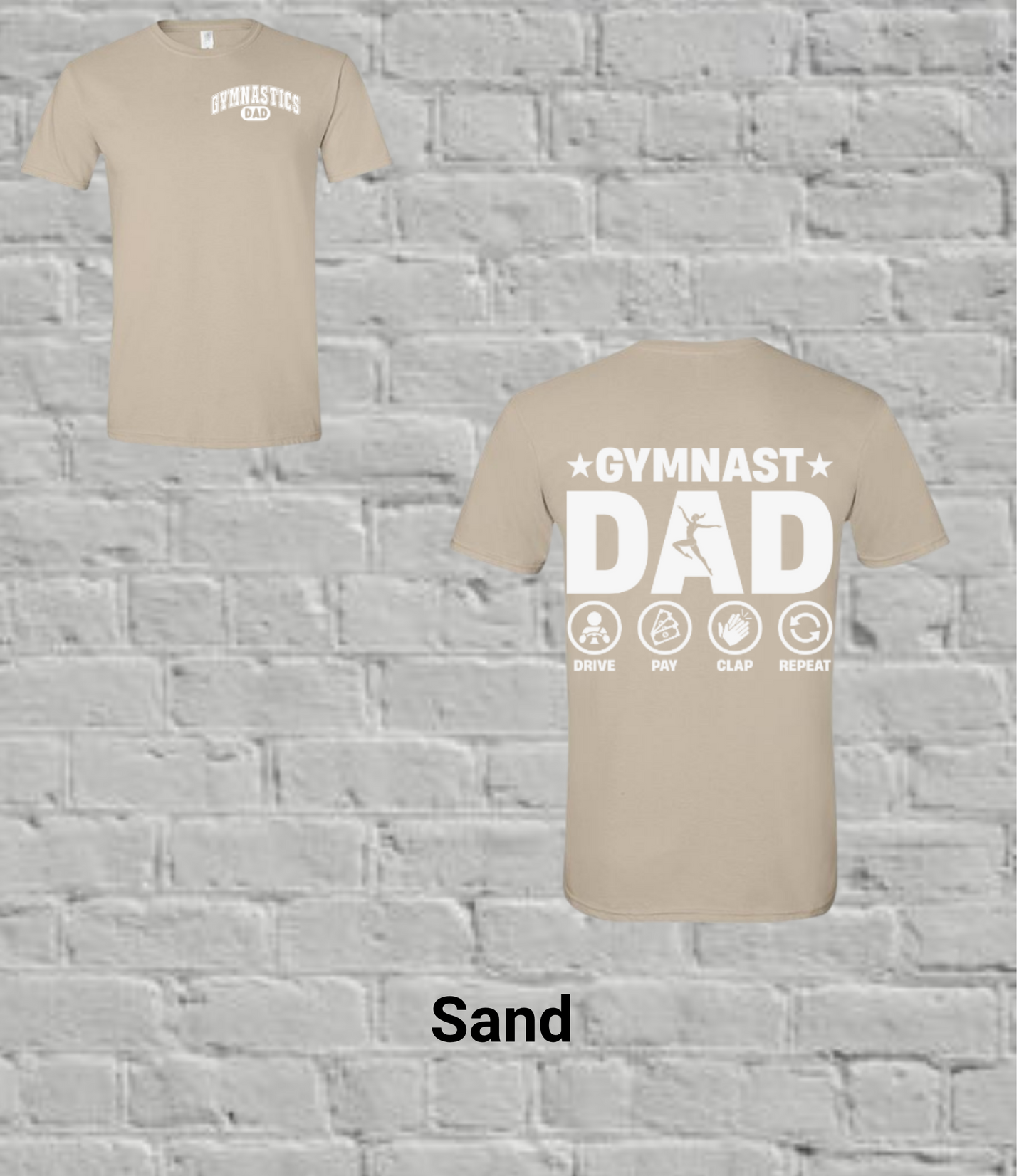 Gymnastics Dad- White