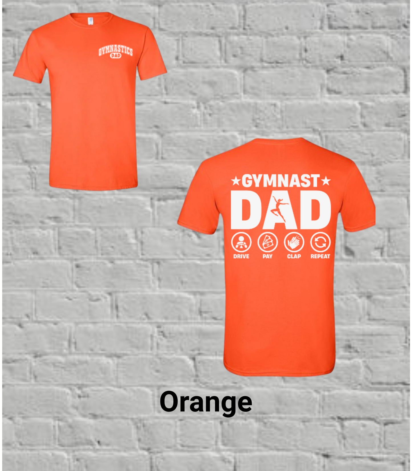 Gymnastics Dad- White