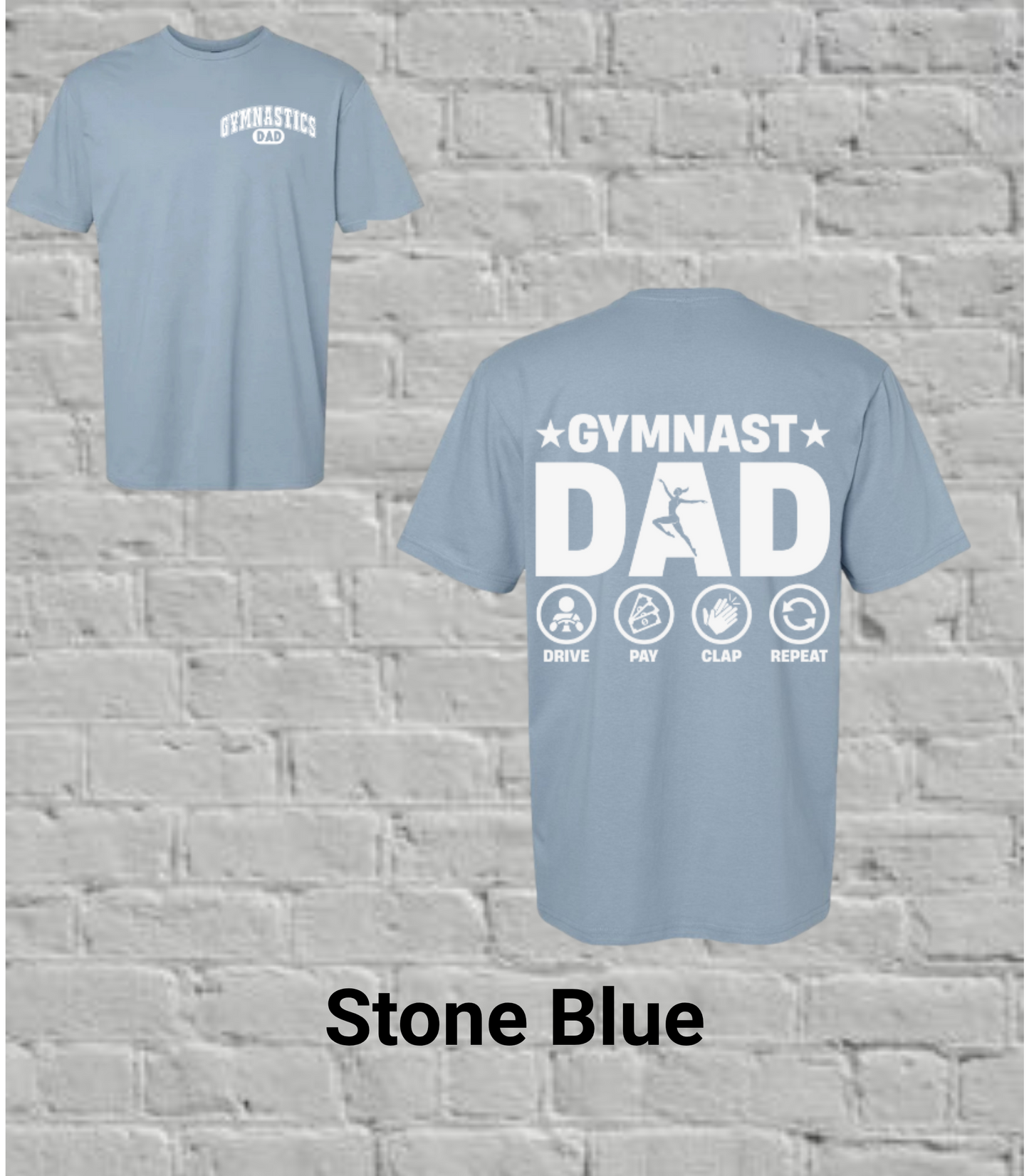 Gymnastics Dad- White