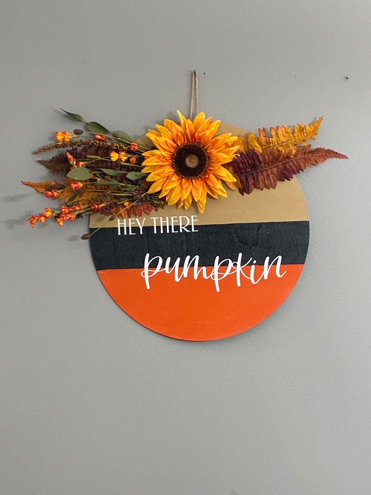 Hey There Pumpkin Sign/Wreath