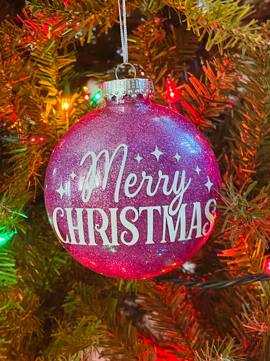 Christmas Glitter Ornament