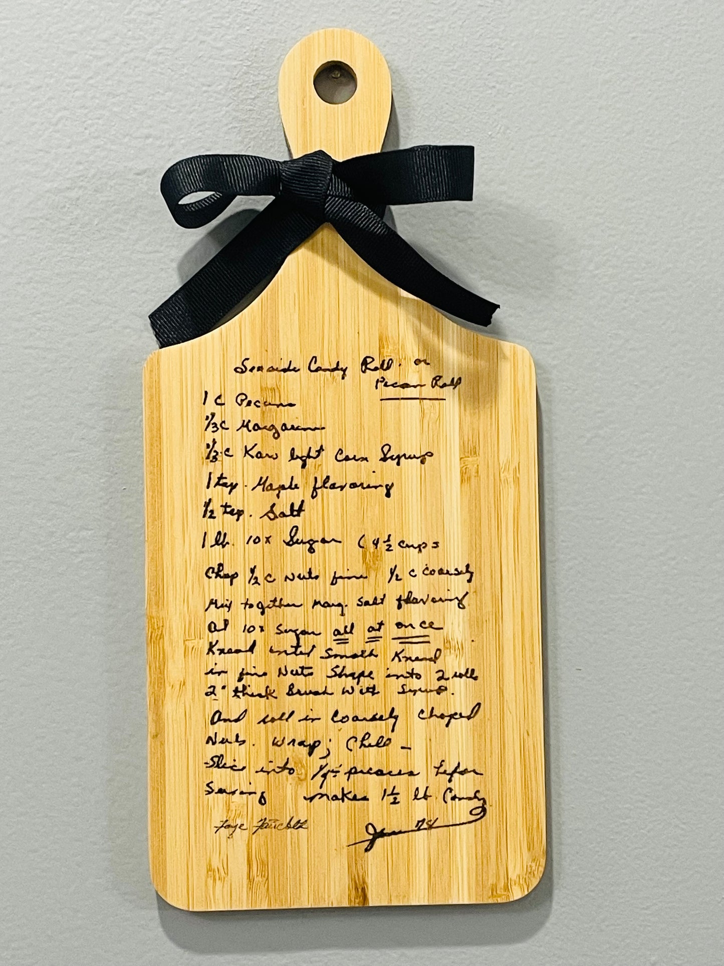 Decorative Cutting Board Recipe