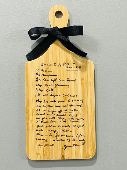 Decorative Cutting Board Recipe