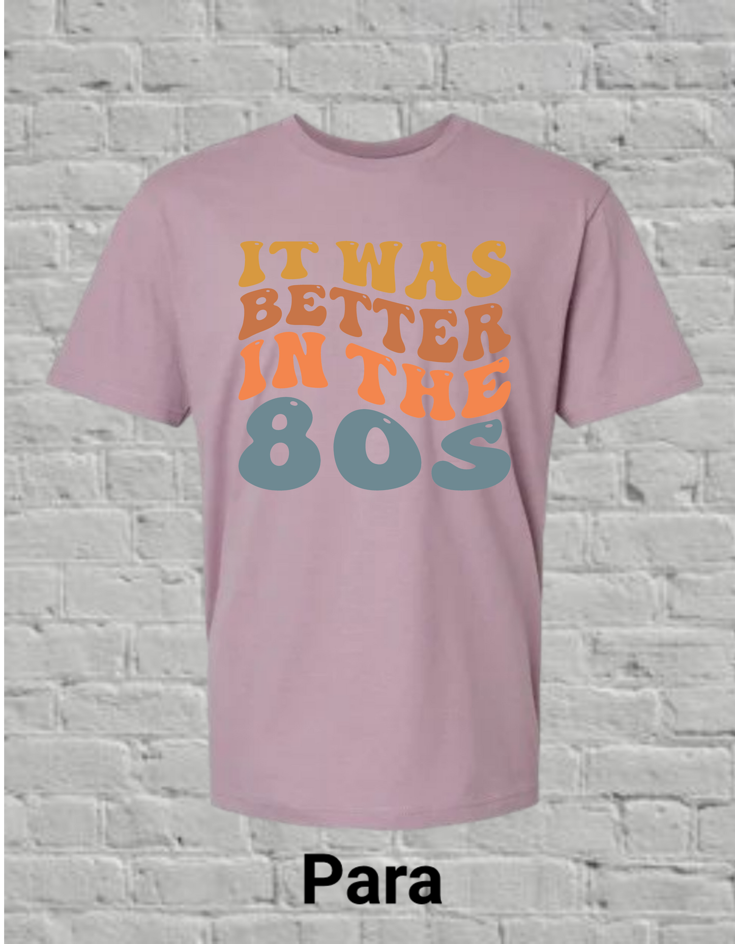 It Was Better In The 80's
