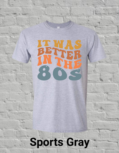 It Was Better In The 80's