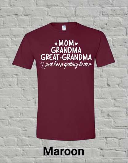 Mom Grandma Great Grandma