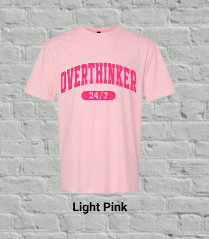 Overthinker 24/7-Pink