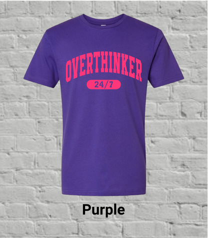 Overthinker 24/7-Pink