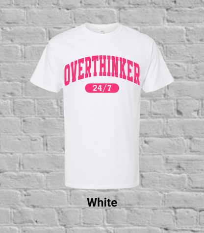 Overthinker 24/7-Pink