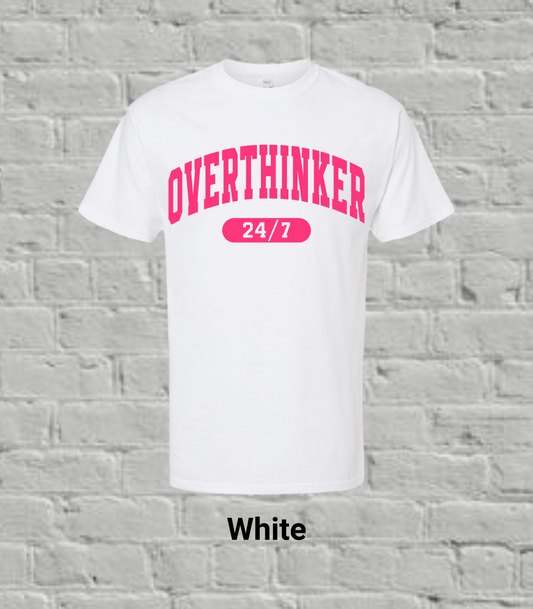 Overthinker 24/7-Pink