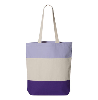 Customizable Tri-Colored Tote