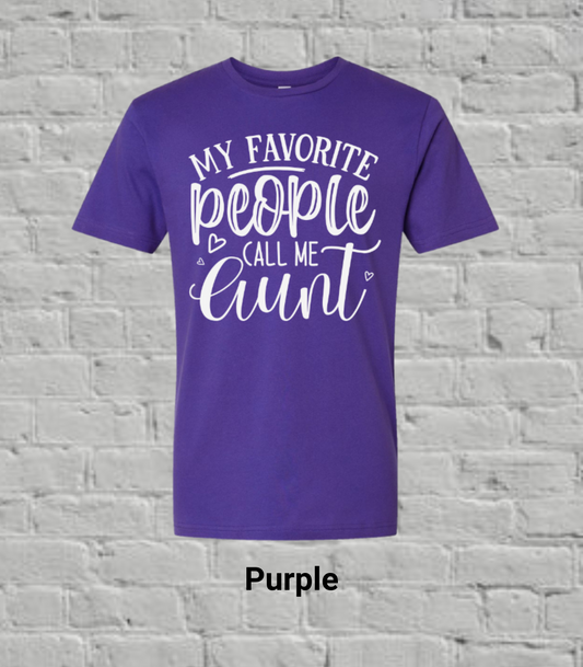 My Favorite People Call Me Auntie